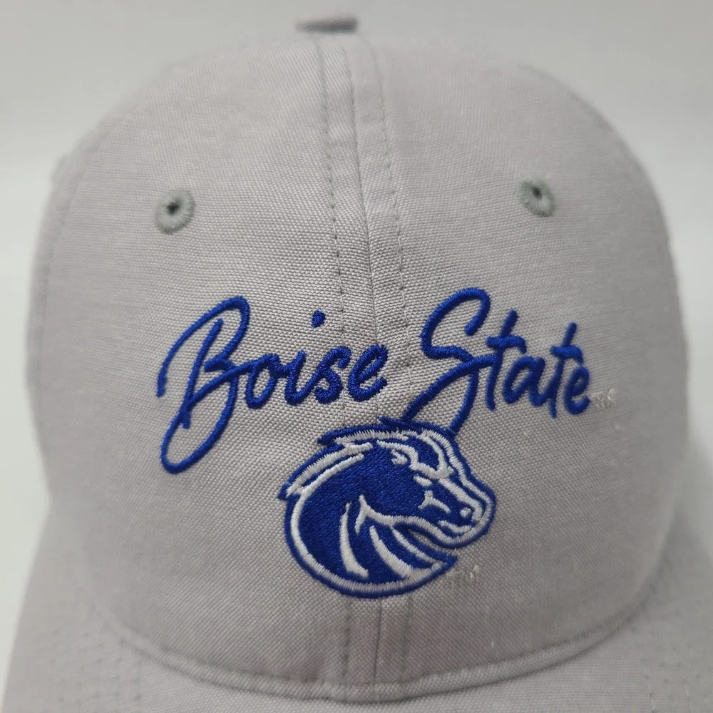 Women Boise State Broncos Hat Strapback Captivating Gray Blue NCAA University